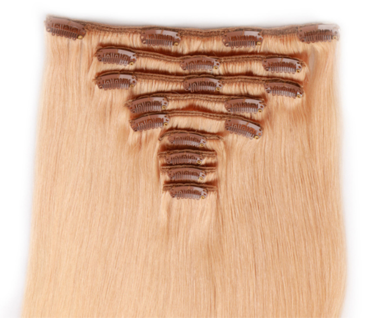 Clip in hair extensions for white women SJ0051